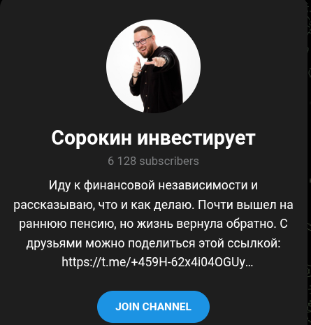 сорокин инвестирует портфель