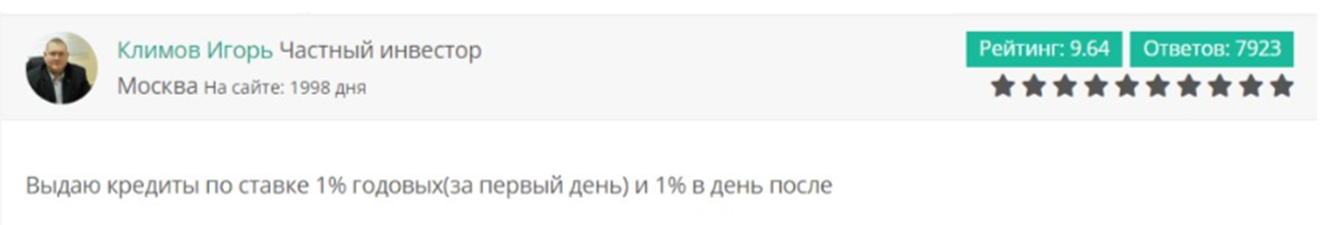 частный инвестор климов игорь сергеевич отзывы клиентов