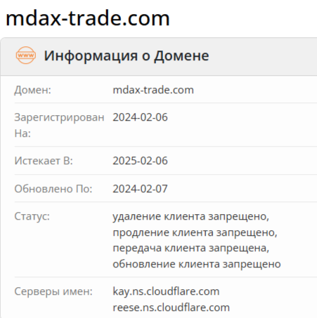 Mdax Trade отзывы