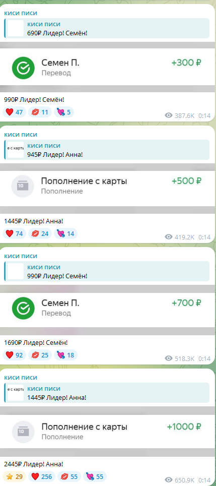 тапалка звезд в телеграмме