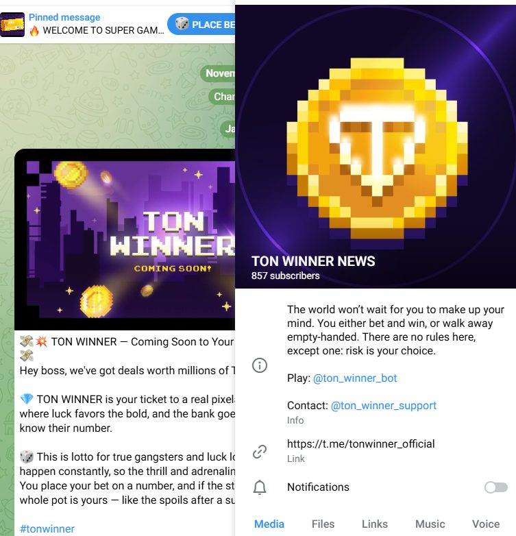 ton winner телеграм