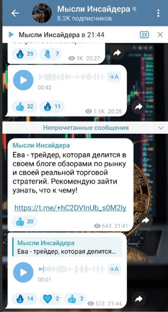 мысли инсайдера телеграм