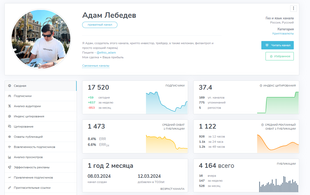 адам лебедев