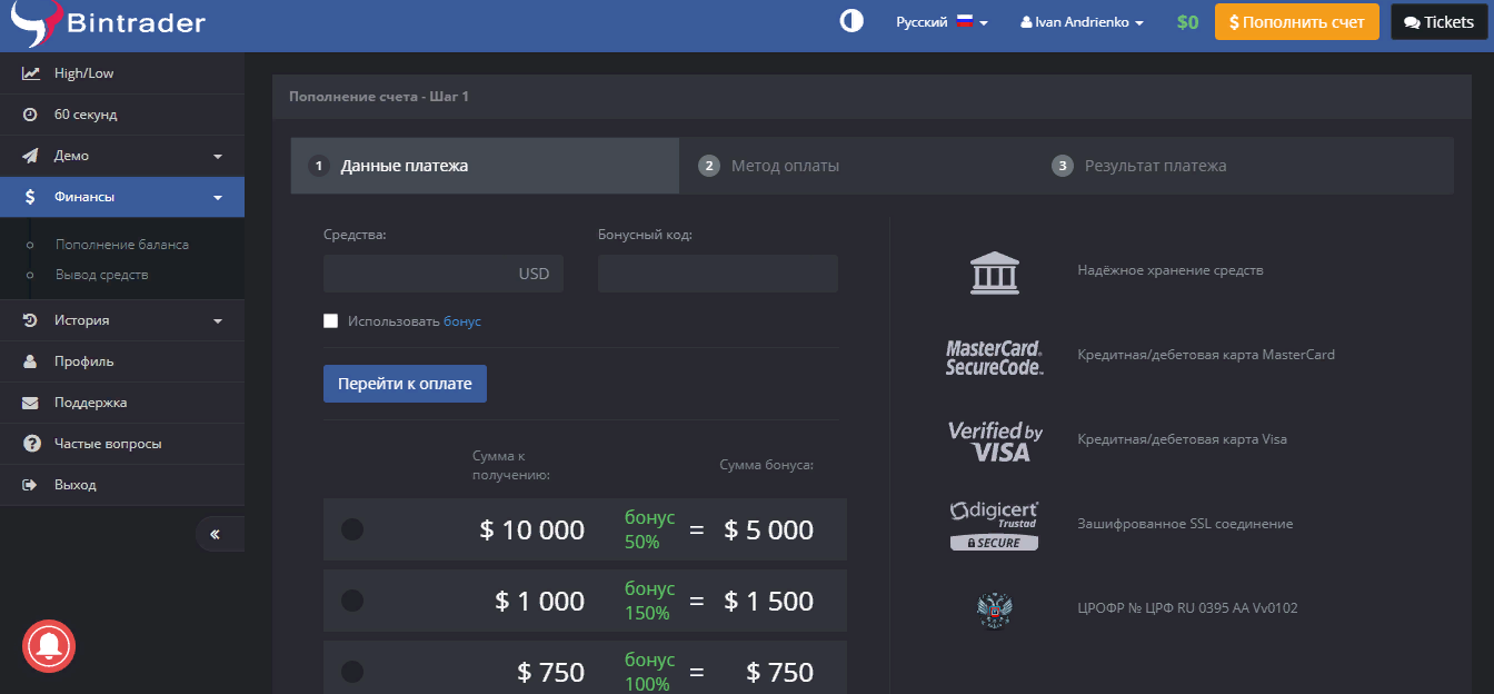 bintrader