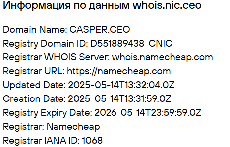 casper ceo