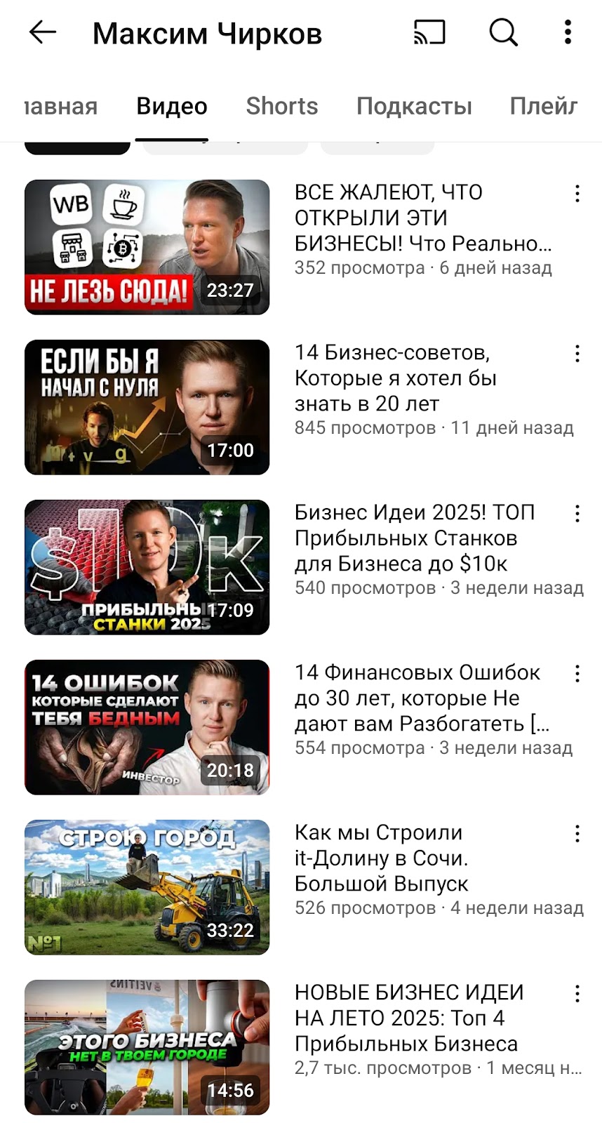 чирков максим телеграм инвестиции