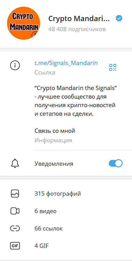 Crypto Mandarin the Signals