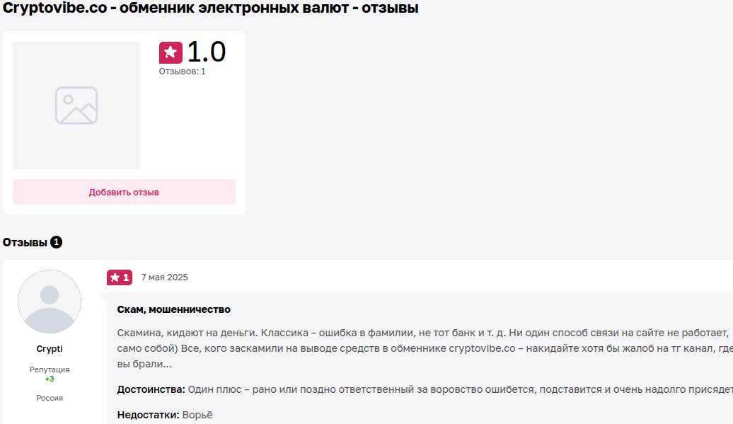 cryptovibe co скам