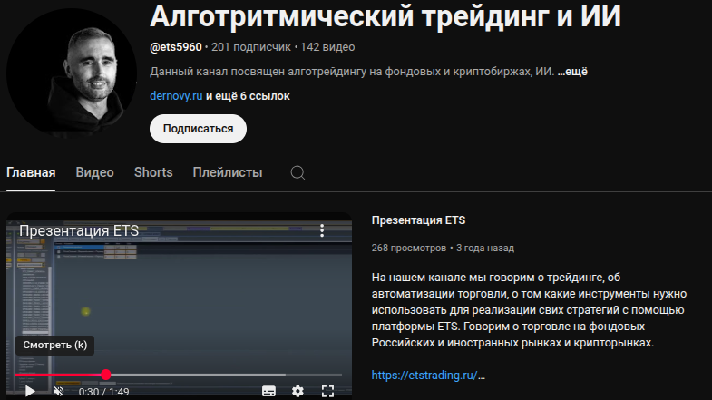 ets trading отзывы