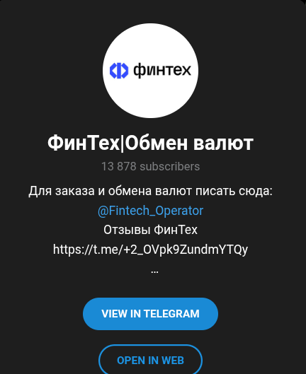 fintech exchange обменник