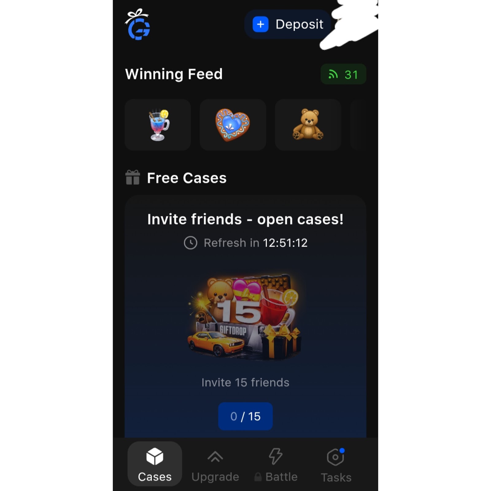 gift drop telegram