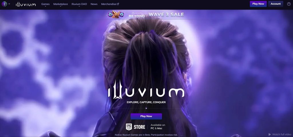 НФТ игра на Андроид Illuvium