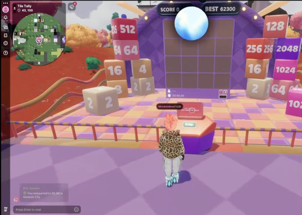 Геймплей Decentraland
