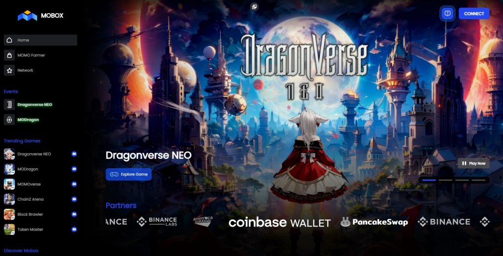 NFT игра на телефон Mobox
