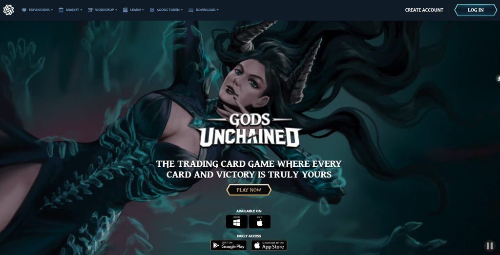 NFT игра для заработка Gods Unchained