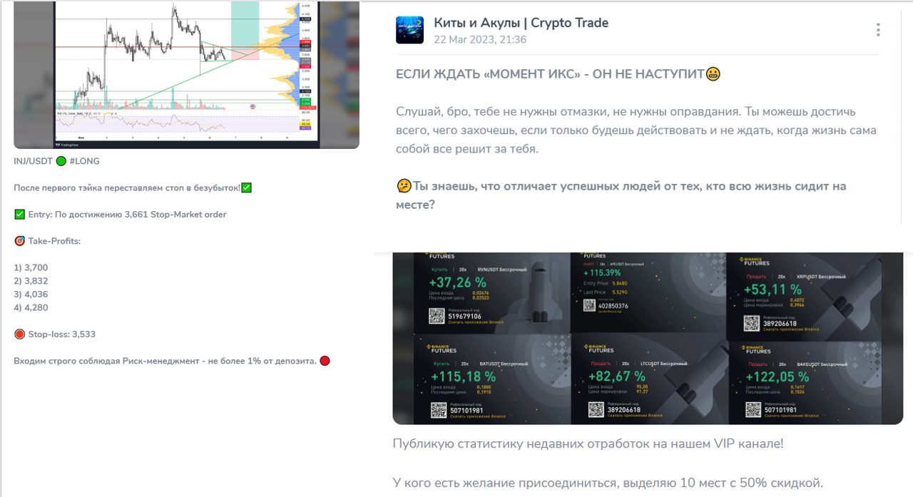 киты и акулы тг канал