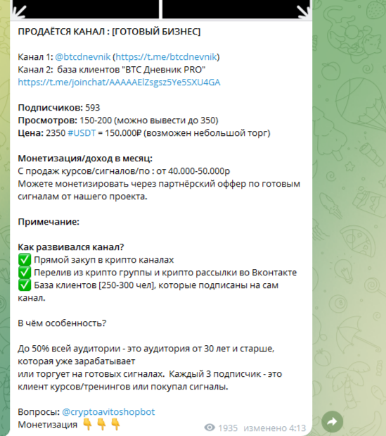 Крипто Авито