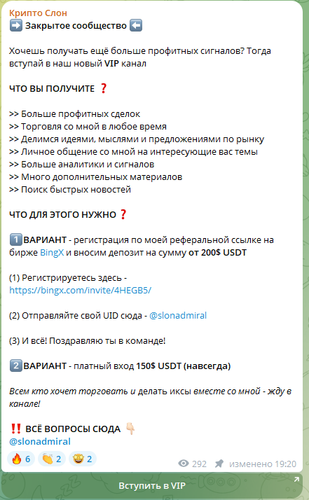 крипто слон