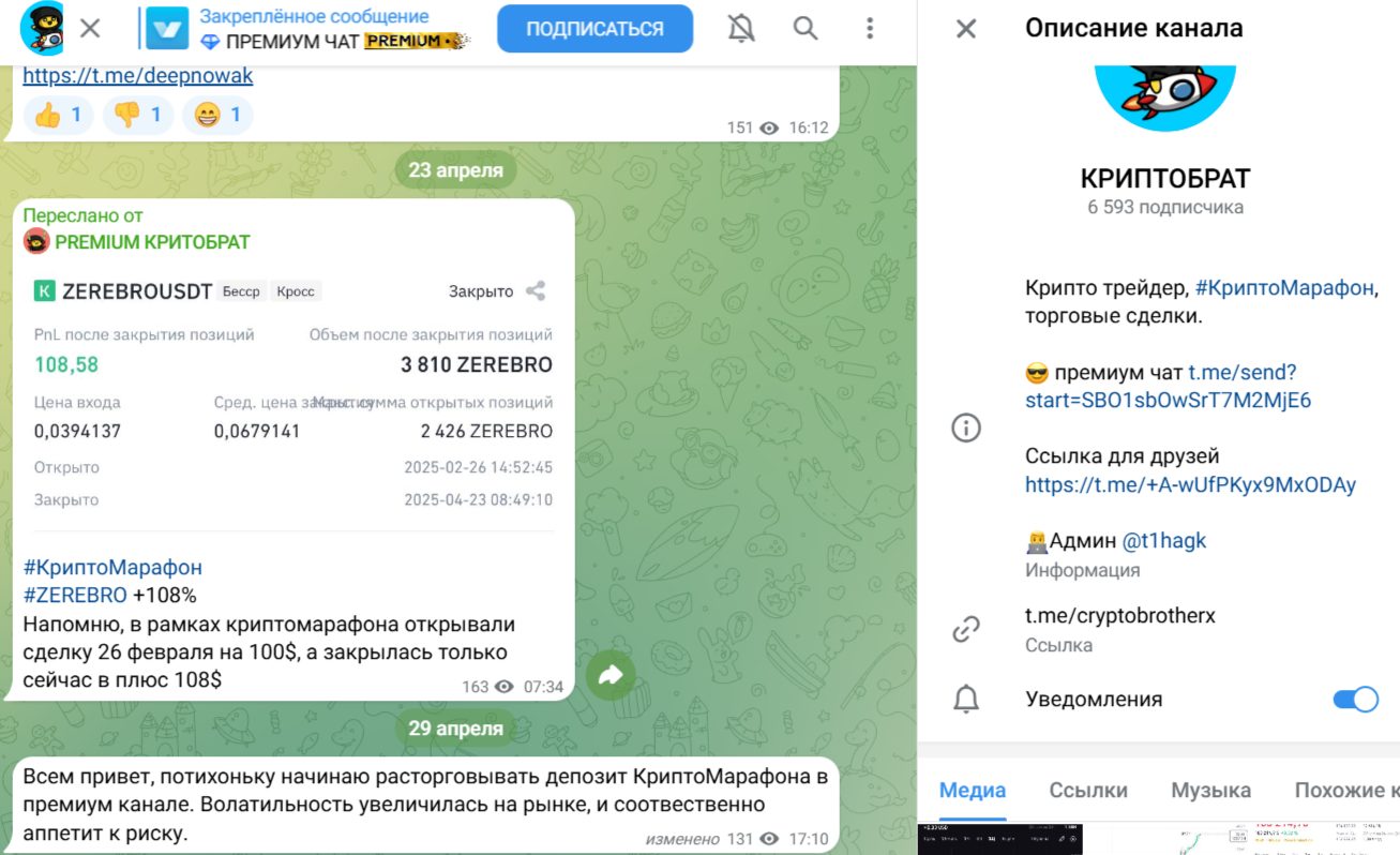 Криптобрат трейдер