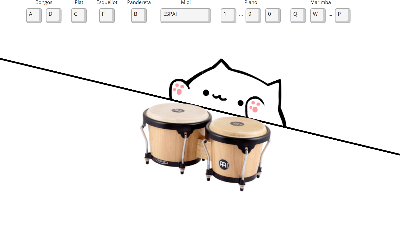обзор bongo cat который считает нажатие на клавишу