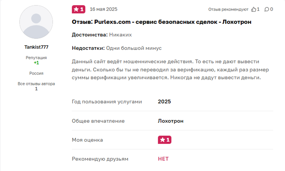 Purlexs сайт отзывы