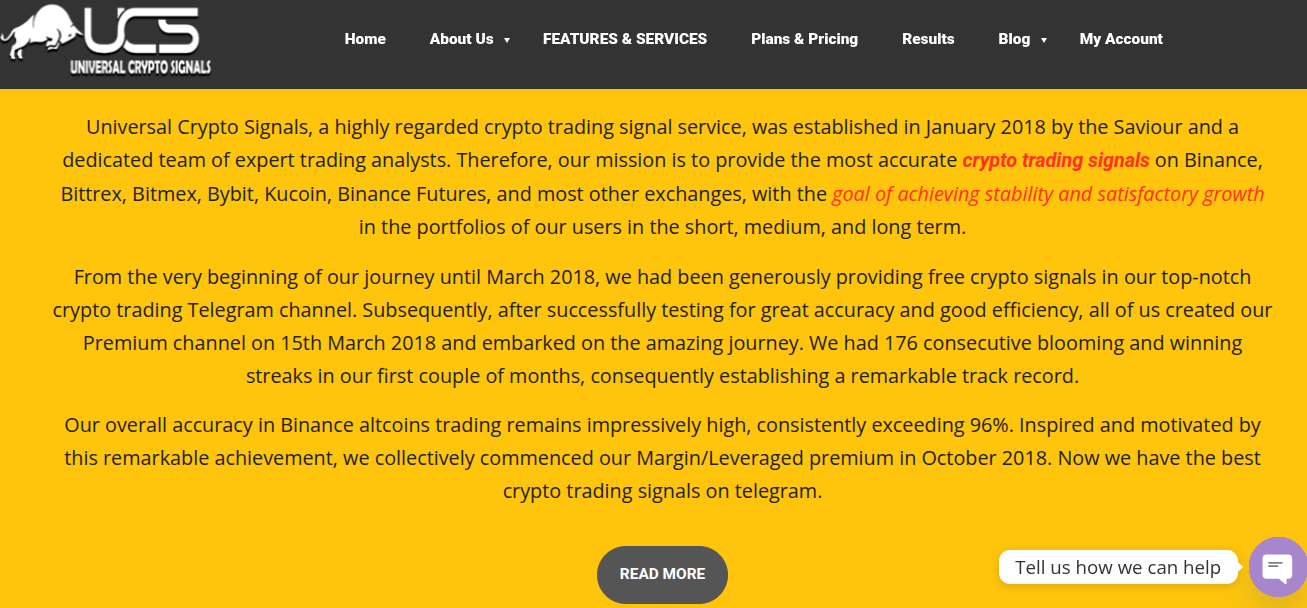 universal crypto signals