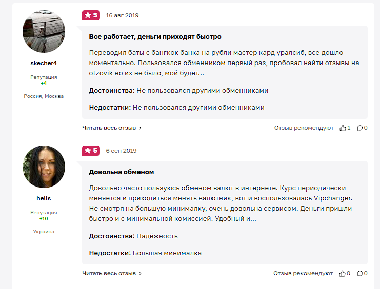 вип ченджер