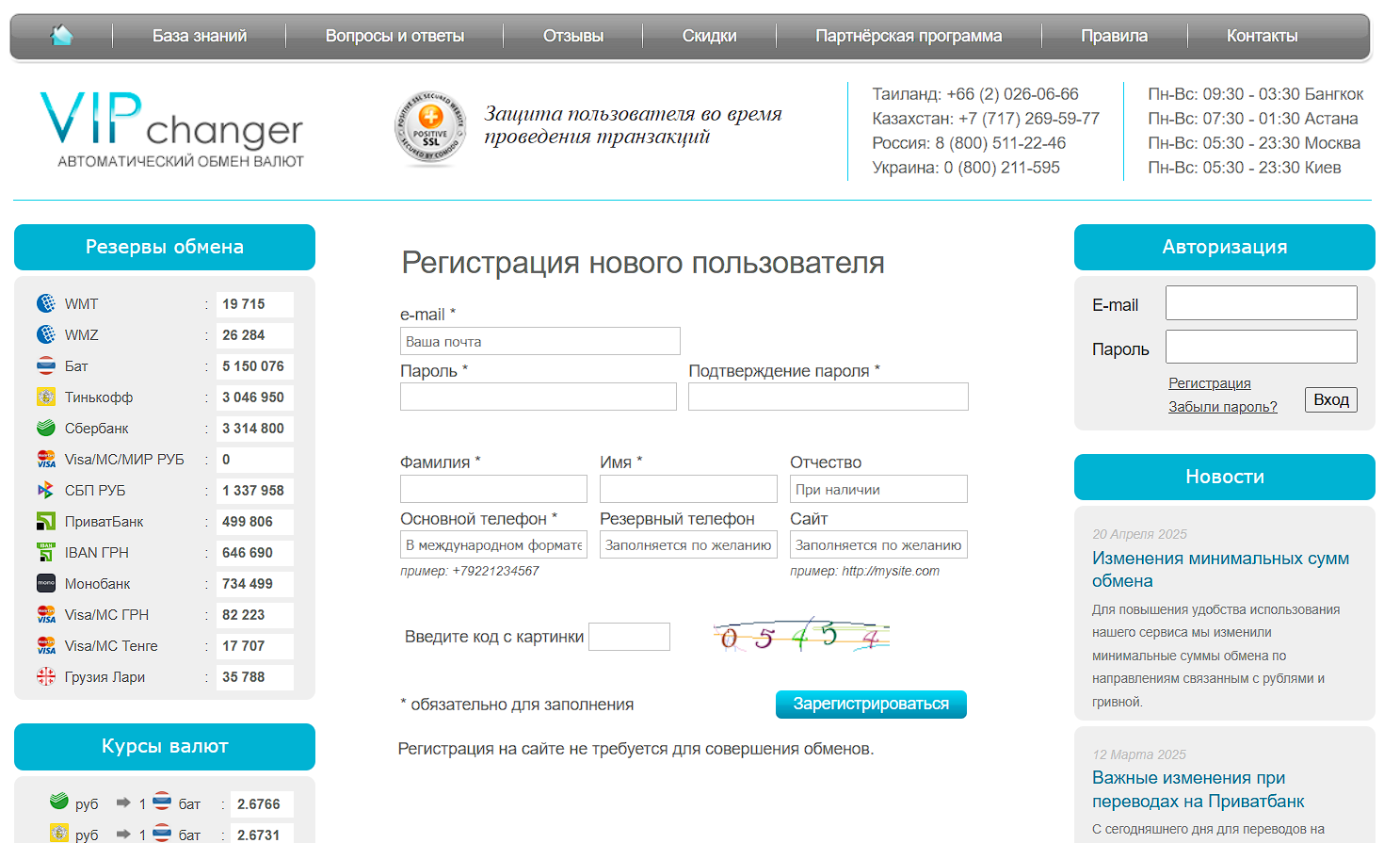 vipchanger обменник