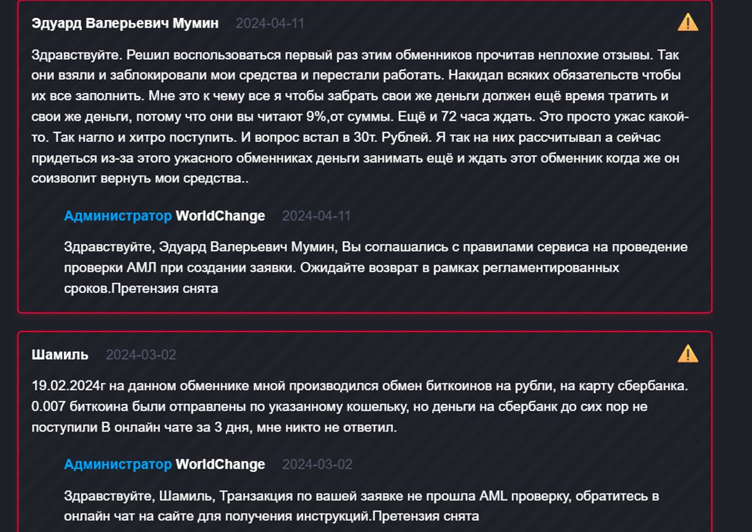 world exchange отзывы