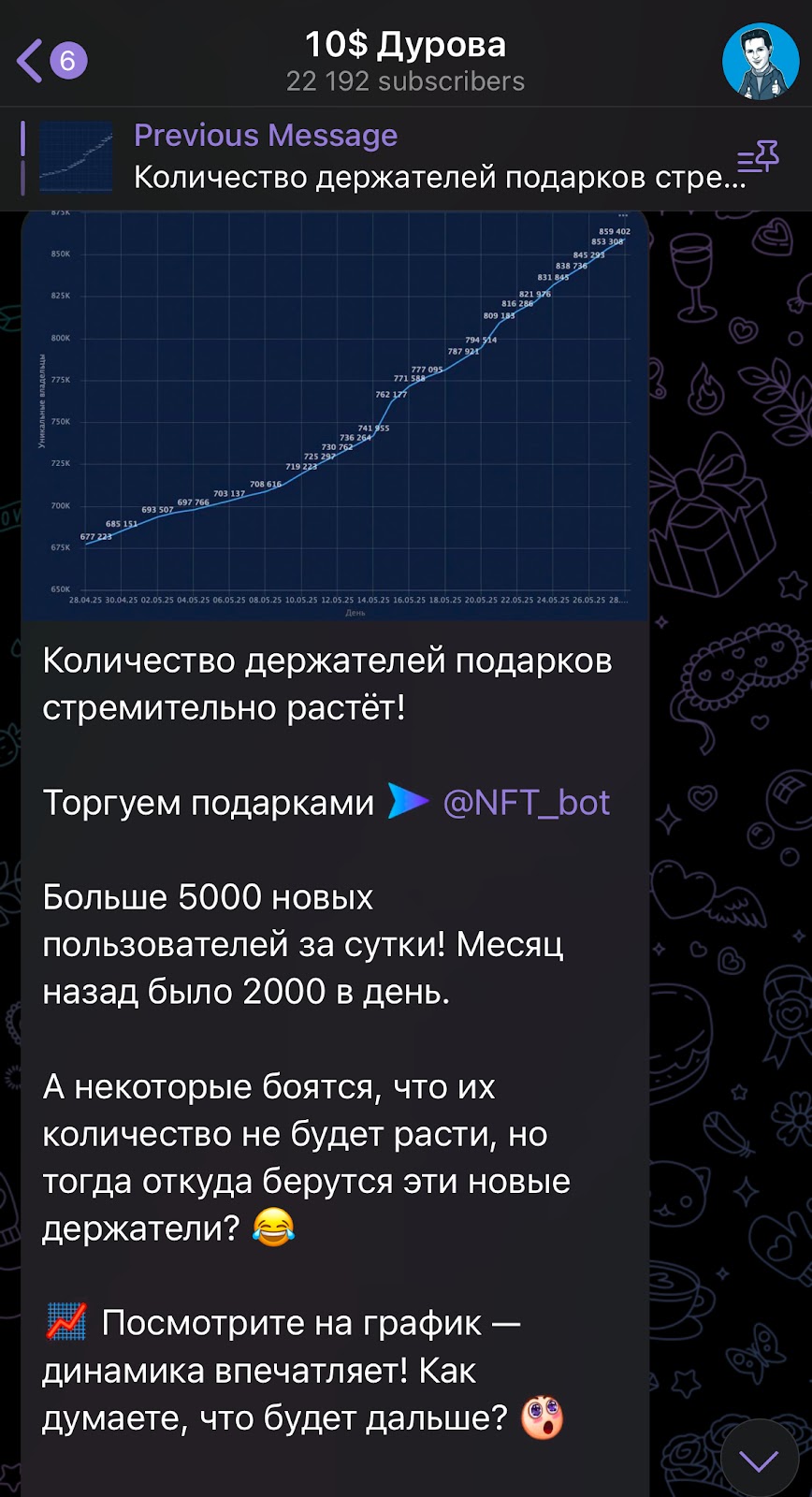 10 долларов Дурова
