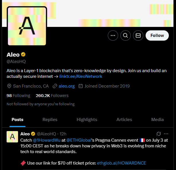 aleo coin криптовалюта