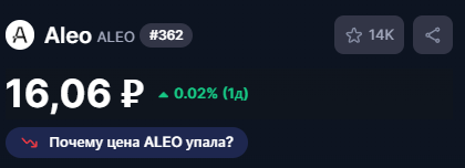 aleo монета