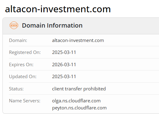 Altaconivestment Com
