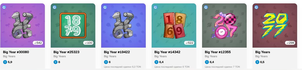 big year подарок тг