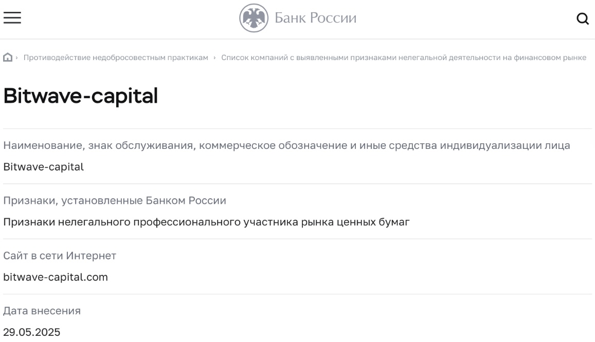 битвейв капитал