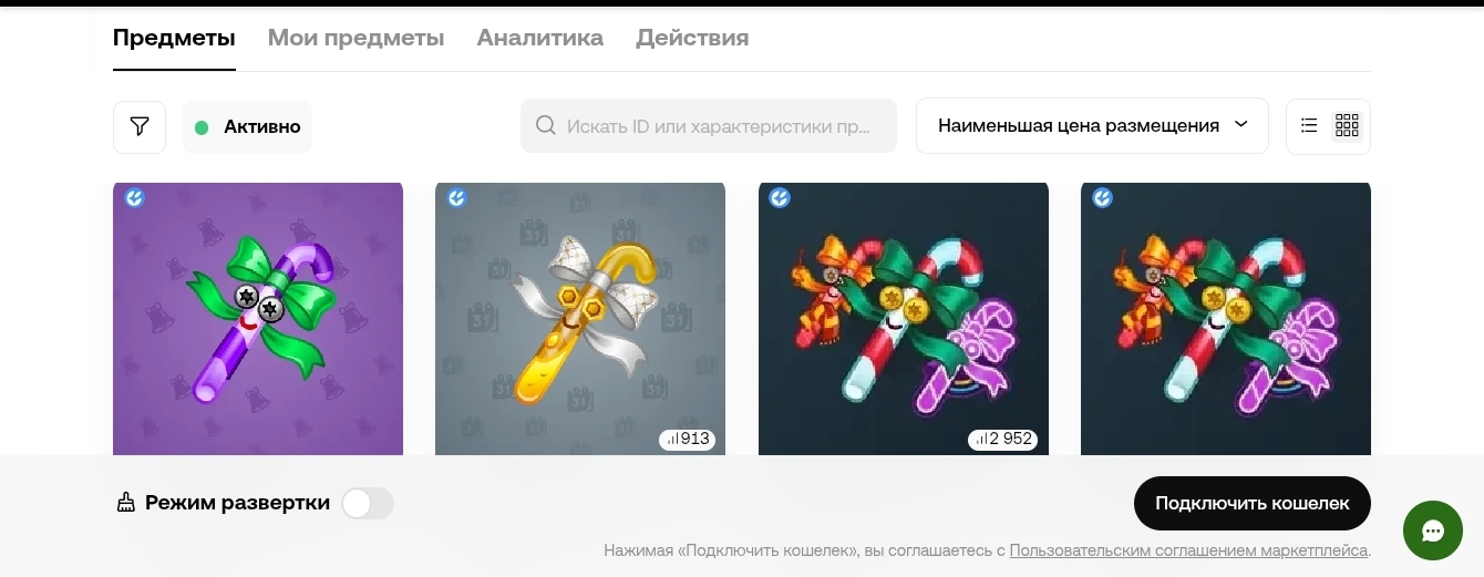 candy cane nft цена тг
