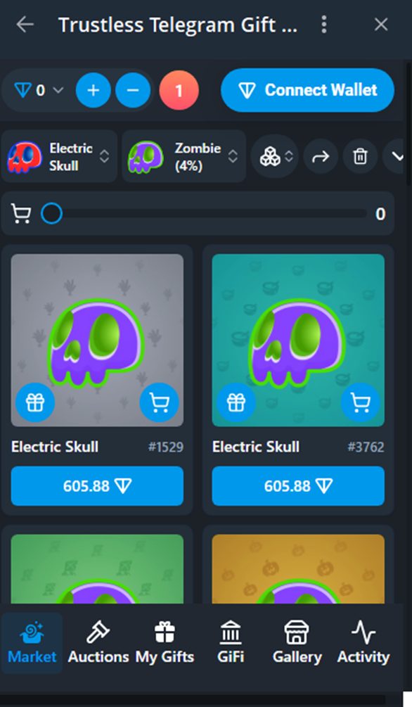 electric skull подарок