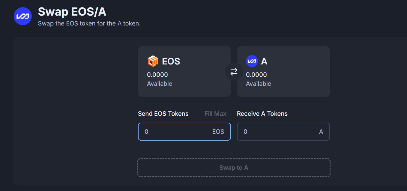 EOS токен coin