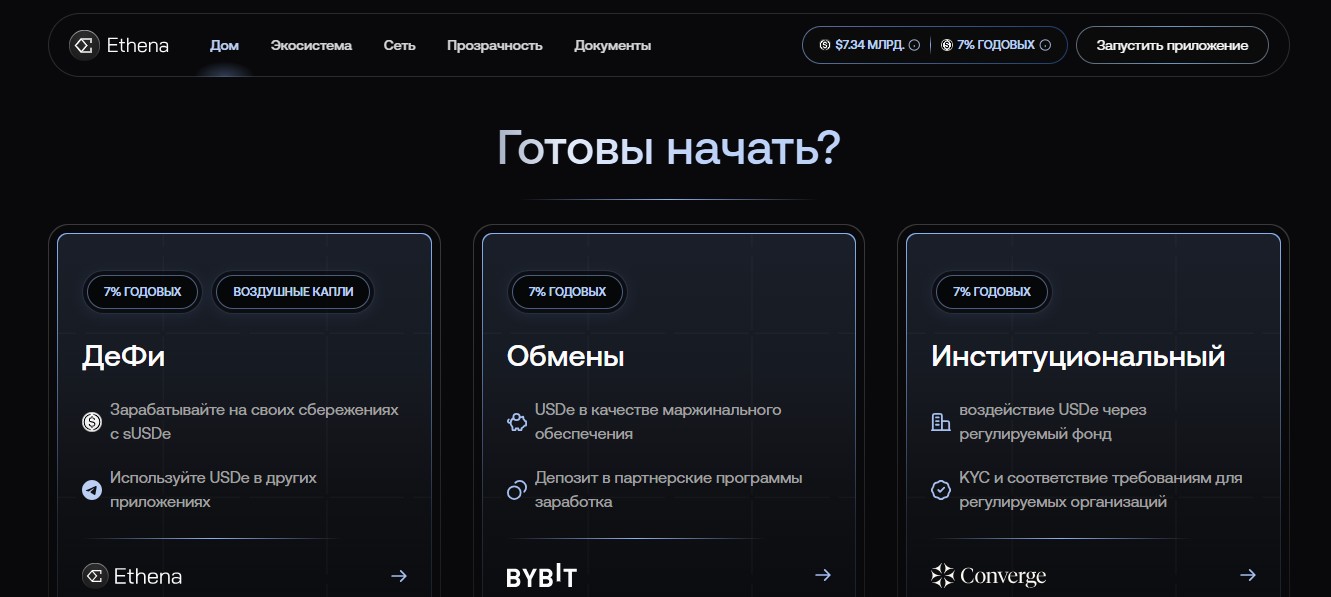 ethena токен обзор
