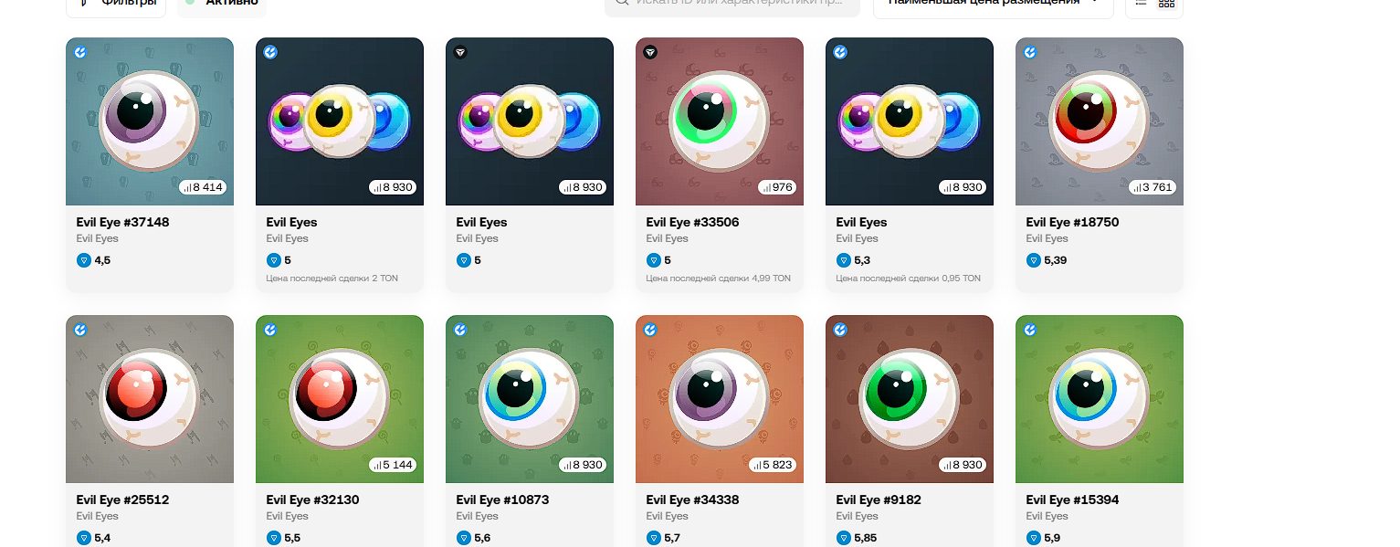 evil eye подарок тг