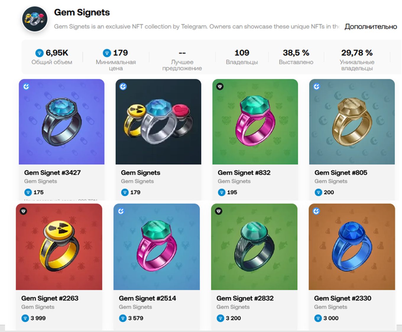 gem signet тг подарок цена