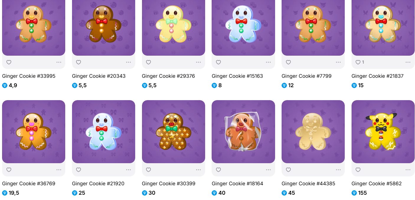 ginger cookie подарок тг