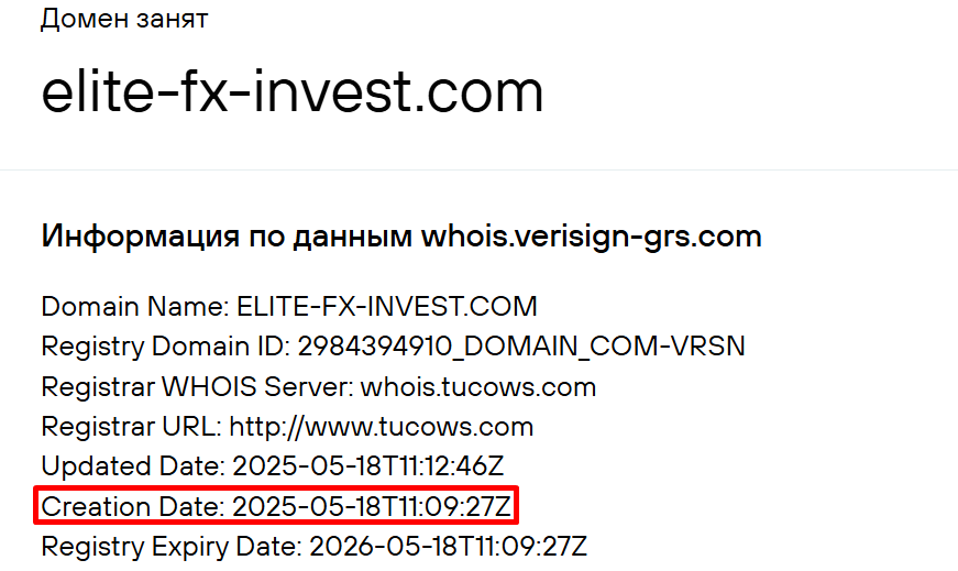 https elite fx invest com отзывы