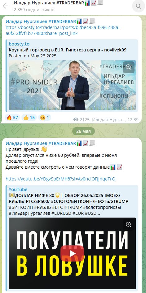 ильдар нургалиев traderbar