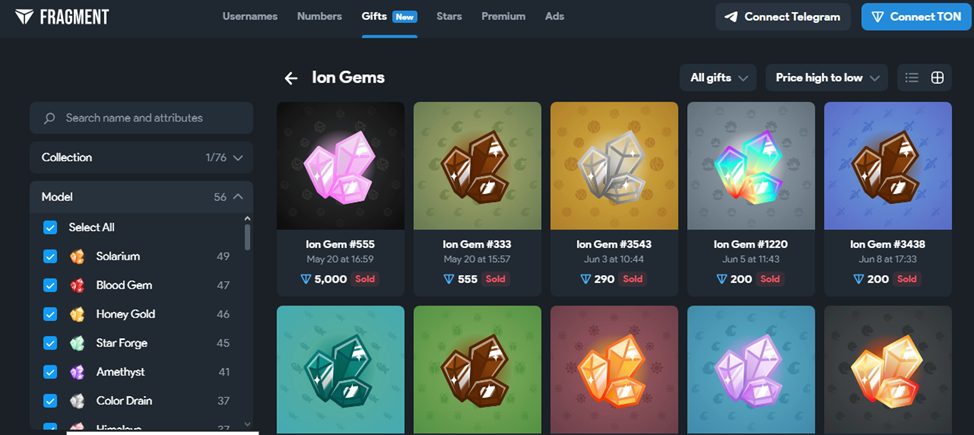 ion gem nft