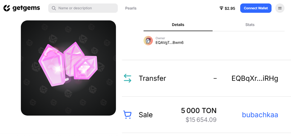 ion gem nft telegram