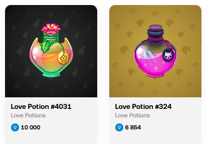 love potion nft