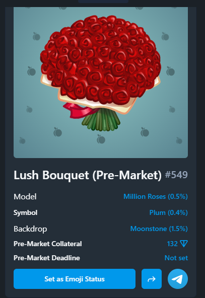 lush bouquet подарок телеграмм