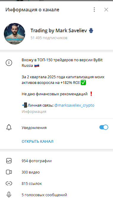 марк савельев телеграмм