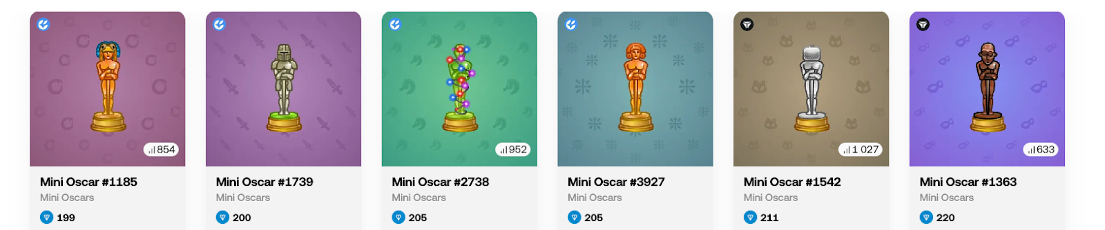 mini oscar nft